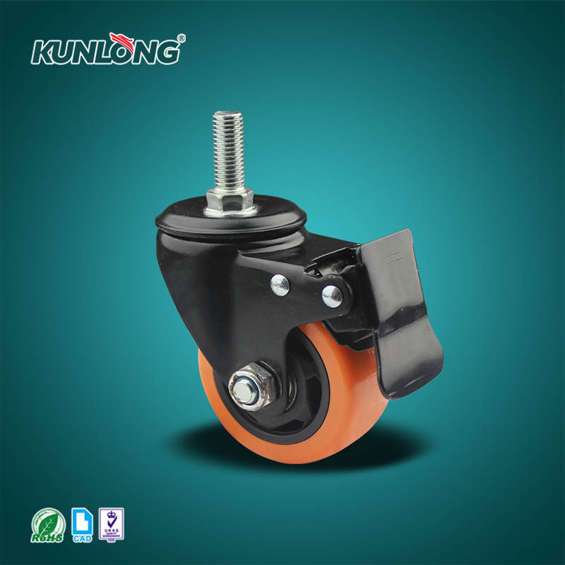 尚坤SK6-ZZ75108S重型活动脚轮|万向承重脚轮|大型设备脚轮|平板推车脚轮|PU脚轮