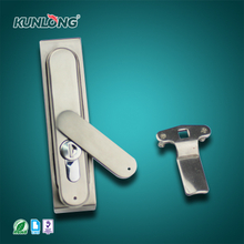 尚坤SK1-007S不锈钢机柜锁|连杆天地锁|防尘机柜锁|防水平面手柄|平面三点锁