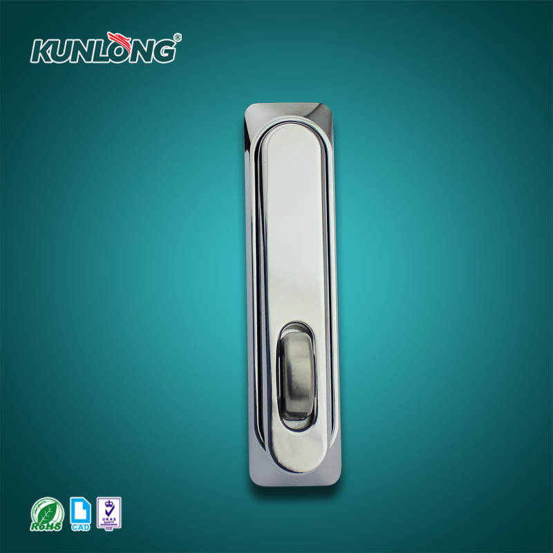 尚坤工业SK1-0738C防尘机箱锁|机柜防水锁|防水电箱锁|细长平面锁|带挂锁手柄