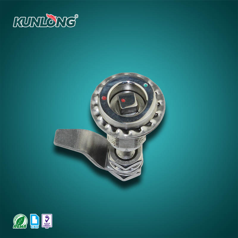尚坤SK1-063T-4不锈钢圆头锁 机箱户外防水锁 不锈钢设备转舌锁