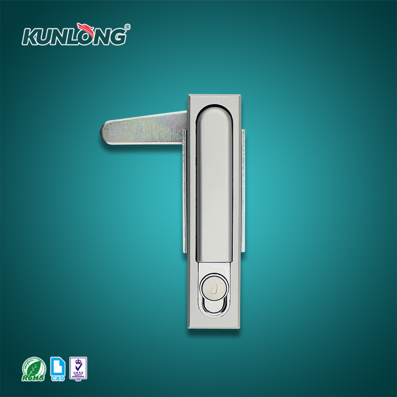 尚坤SK1-023W防尘平面锁|防水电柜锁|按压式平面锁|机柜门锁|旋转手柄锁