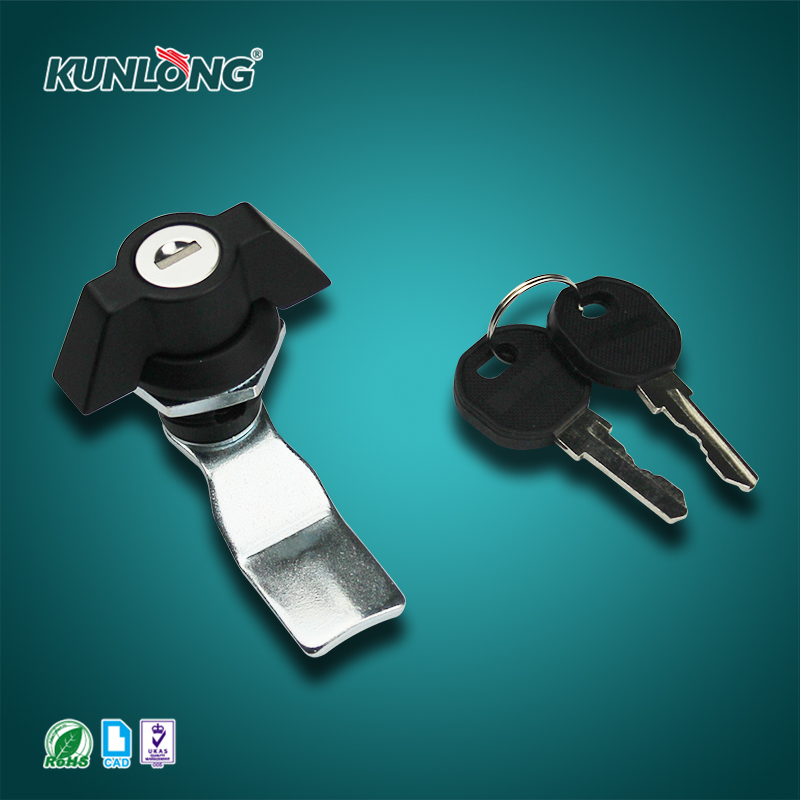 尚坤SK1-0815-1锌合金圆头锁|控制箱锁|面板压缩锁|电力箱安全锁