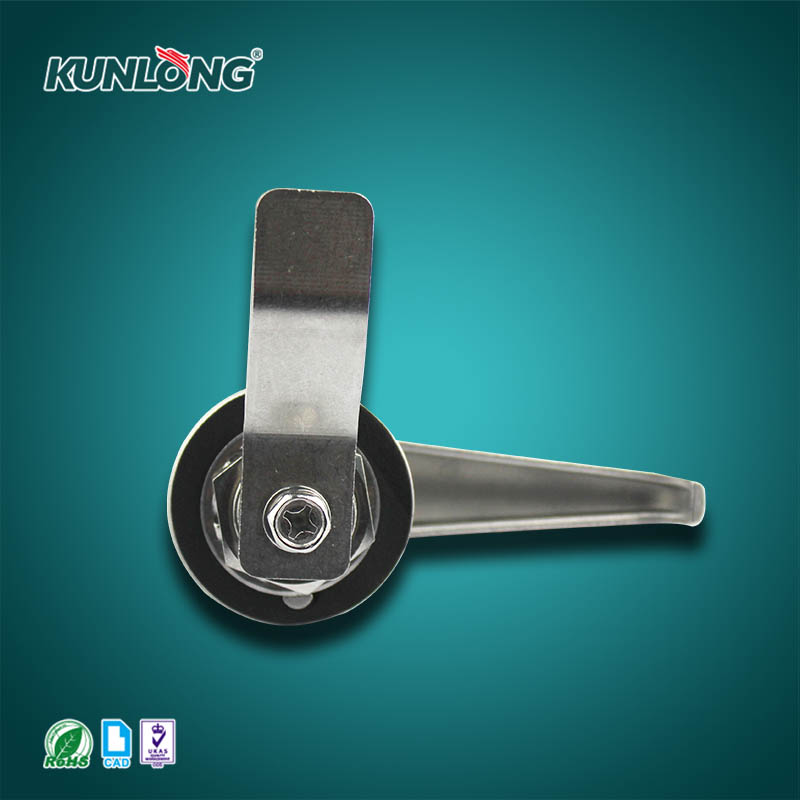 尚坤SK1-317S 不锈钢把手锁 控制箱带钥匙手柄锁 服务器机柜锁